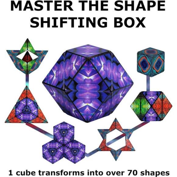 Shape Shifting Box - Award-Winning,Patented Fidget Cube w/ 36 Rare Earth Magnets - Picture 6 of 6